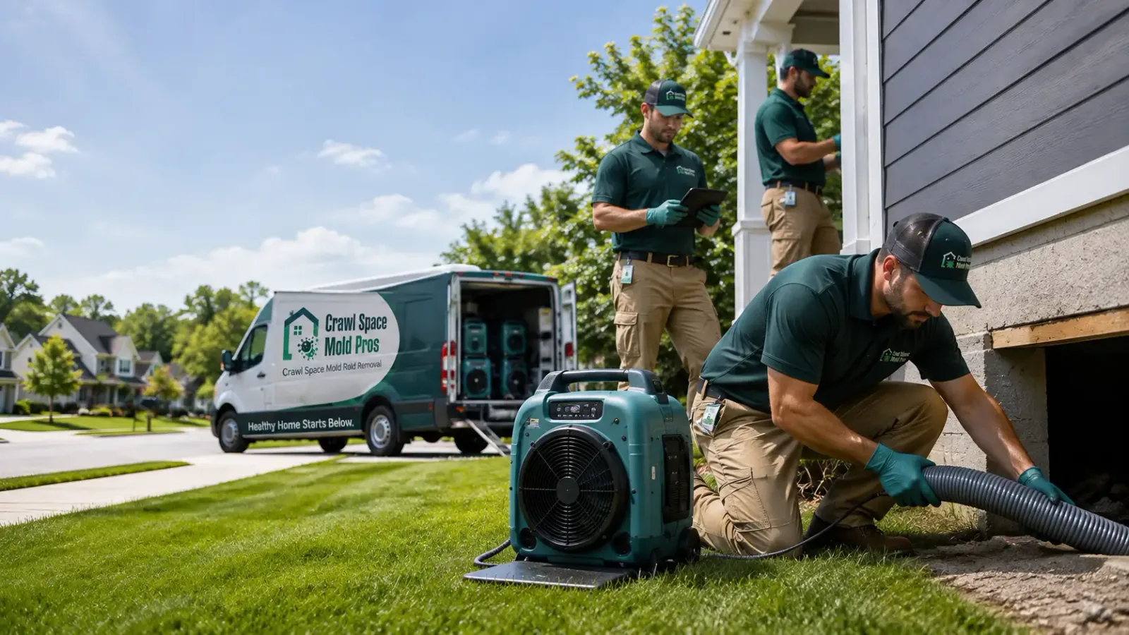 Crawl Space Mold Removal in Langley, KY